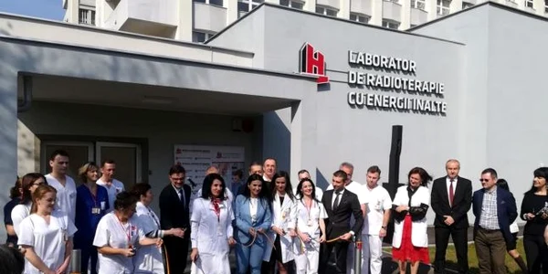inaugurare laborator radioterapie. foto adevarul 