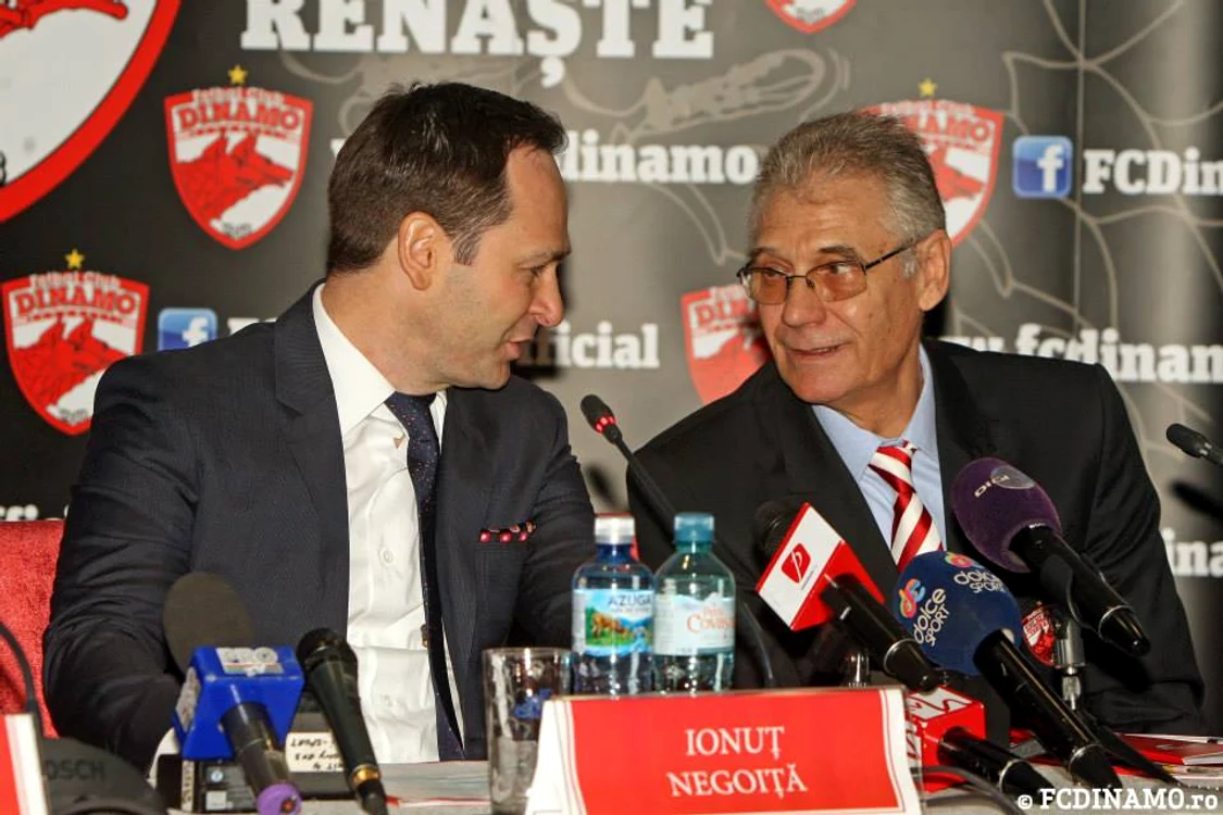 Dudu Georgescu şi Ionuţ Negoiţă (foto: www.fcdinamo.ro)