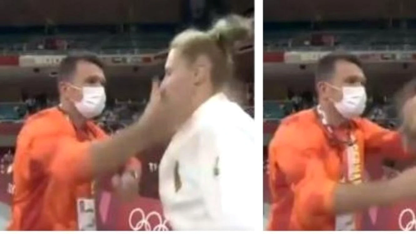 antrenor german isi incurajeaza eleva sportiva Martyna Trajdos foto news ro