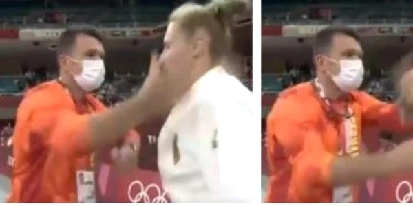 antrenor german isi incurajeaza eleva sportiva Martyna Trajdos foto news ro