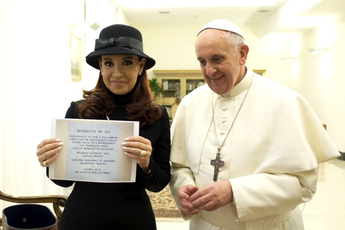 Cristina Kirchner şi Papa Francisc