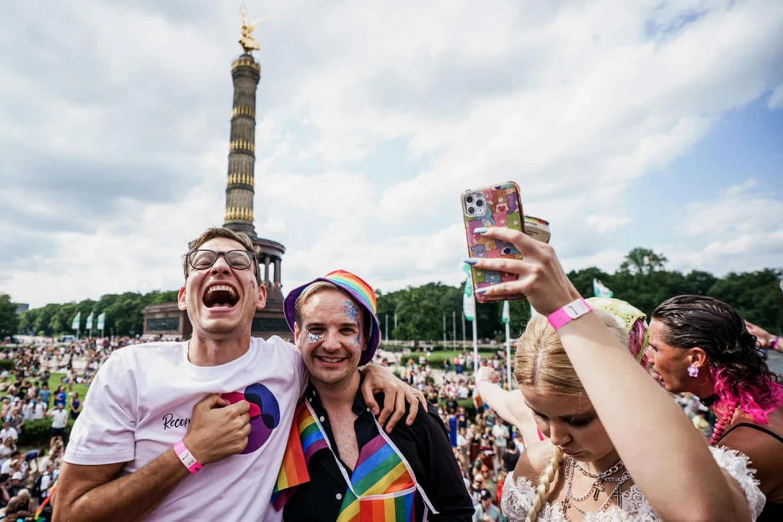 Parada Berlin Pride gay Christopher Street Day CSD Berlin 2022 23 iulie 2022 FOTO EPA-EFE