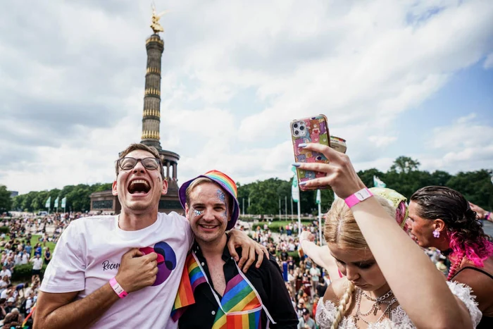 Parada Berlin Pride gay Christopher Street Day CSD Berlin 2022 23 iulie 2022 FOTO EPA-EFE