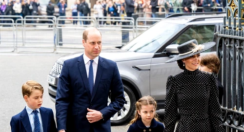 Prinţul William şi soţia luiau efectuat prima lor vizită în Ţara Galilor FOTO Arhivă