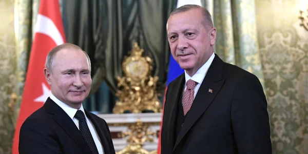 Vladimir Putin si Recep Tayyip Erdogan FOTO EPA-EFE