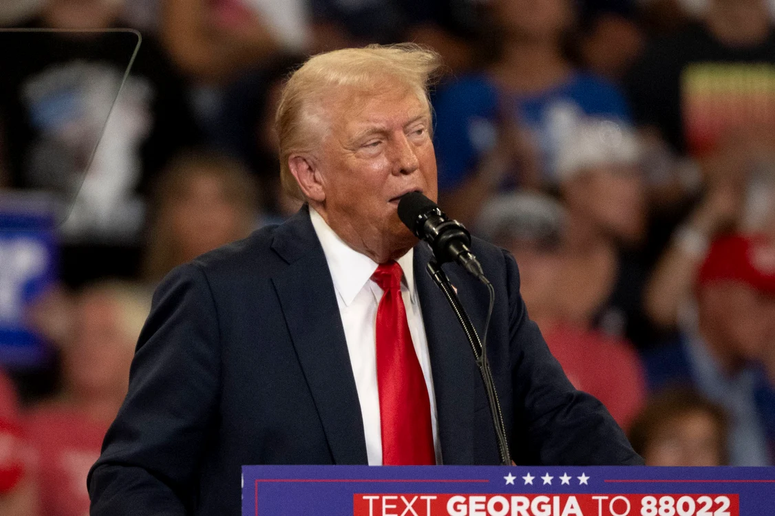 Donad Trump, la un miting de campanie în Georgia FOTO EPA-EFE