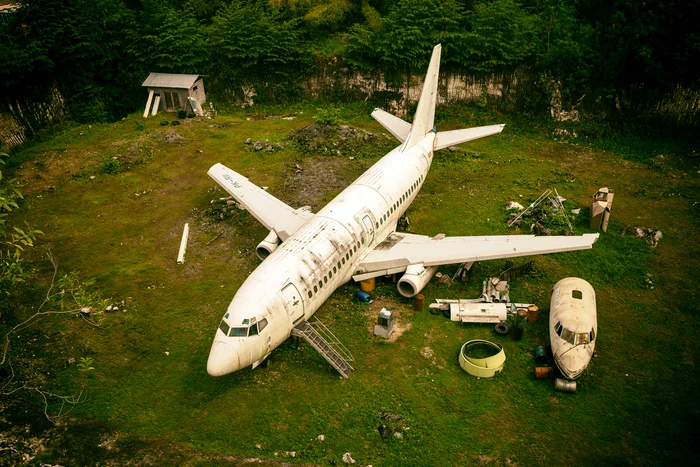 Un avion nerevendicat a stârnit imaginația internauților din toată lumea. FOTO Shutterstock