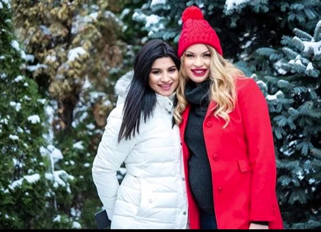 Valentina Pelinel și-a petrecut sărbătorile de iarnă la munte