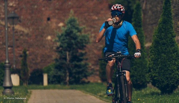 Ben Southall pe bicicleta Alba Iulia 