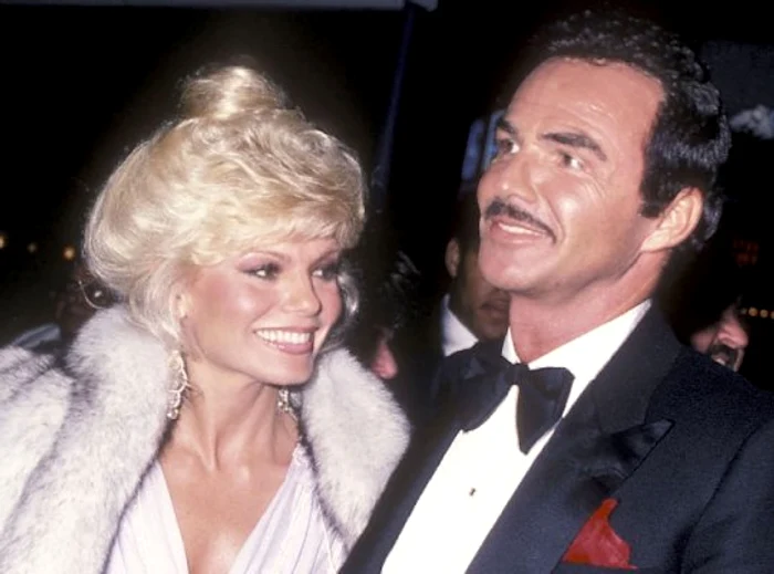 Burt Reynolds, alături de cea de-a doua soţie, Loni Anderson 
