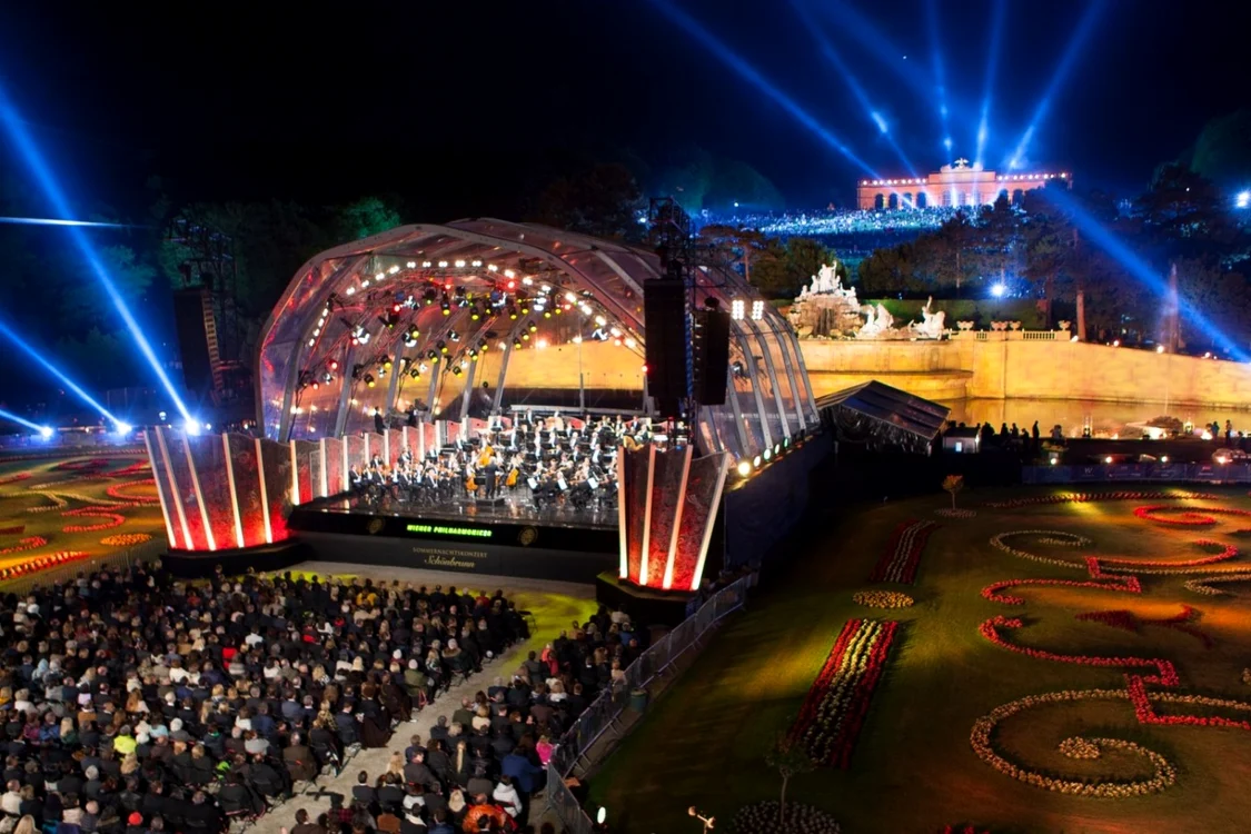 Imagine de la ediţia din 2015 a  Vienna Summer Night Concert. Foto: Richard Schuster