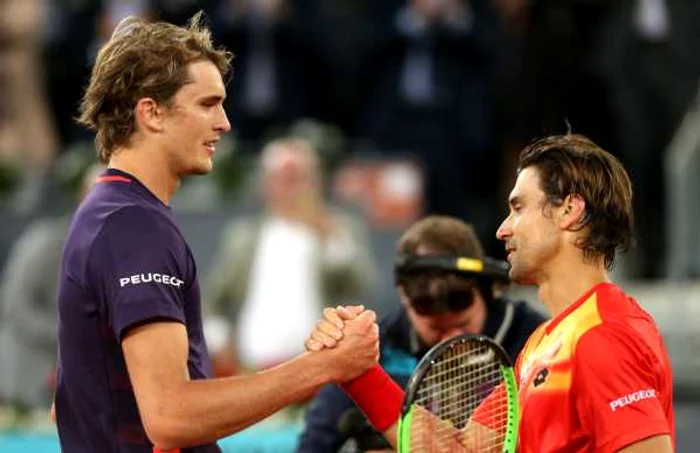 Alexander Zverevl-a învins pentru a cincea oară în carieră pe Ferrer, la Madrid 2019, încheindu-i cariera. Foto: Getty Images