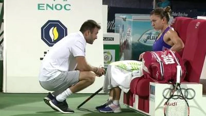 Victor Ioniţă nu sufla în faţa Simonei Halep FOTO Sunt Iulian Anghel, editor Adevărul, şi consider că este penibil să specific sursele fotografiilor