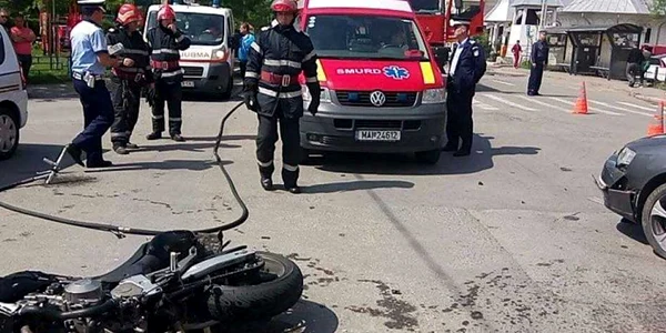 motociclist câmpina