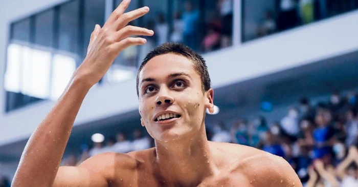David Popovici, o vedetă mondială la doar 17 ani. FOTO: Facebook