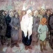 Nicolae Tonitza Coada la paine jpg