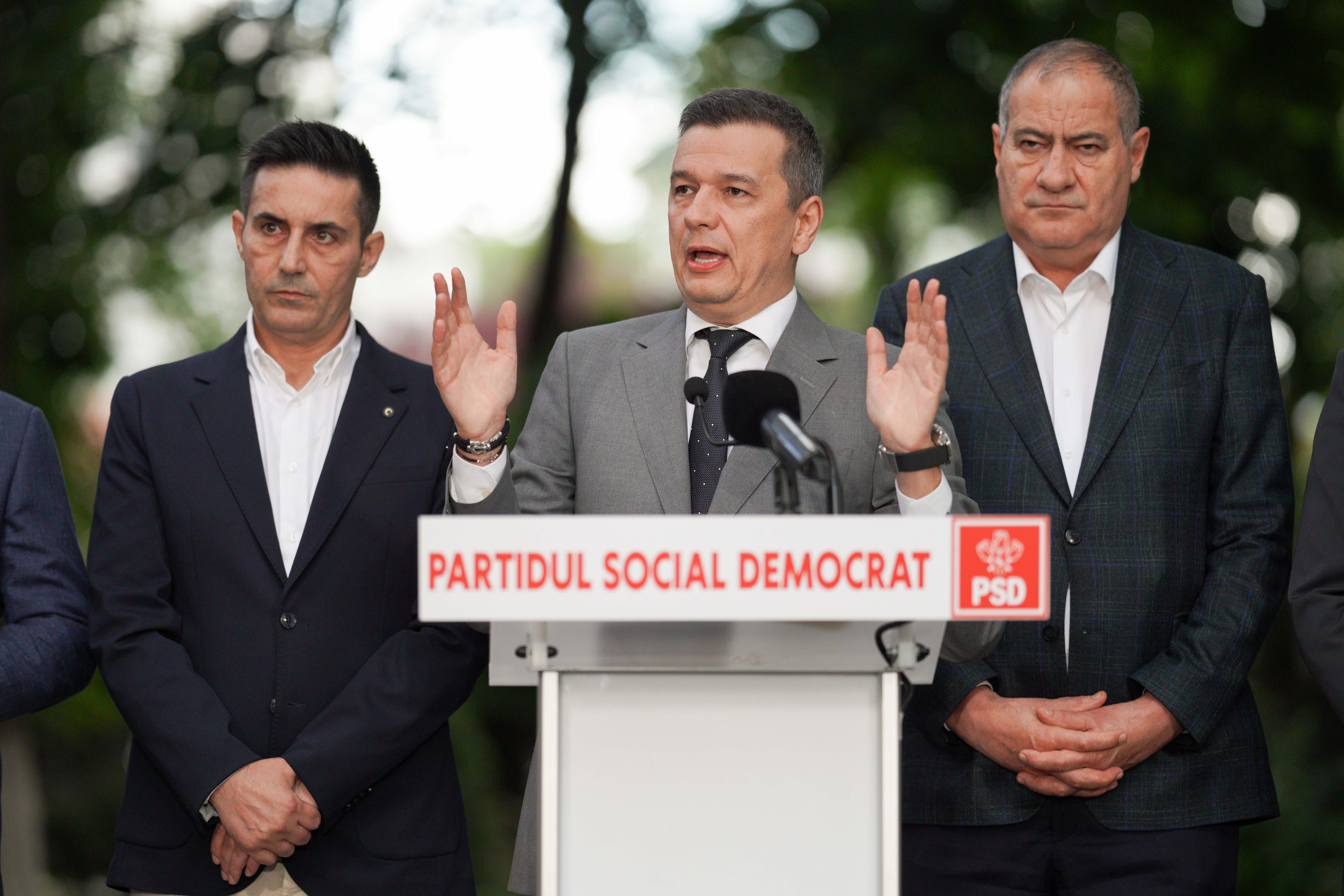PSD - Grindeanu, Manda, Neacșu FOTO Mediafax 