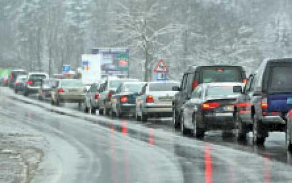 Pe mai multe tronsoane ale DN 1 s-au creat ambuteiaje 