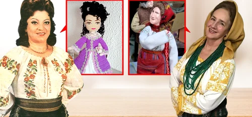 Maria Ciobanu și Sofia Vicoveanca au păpuși cu chipul lor