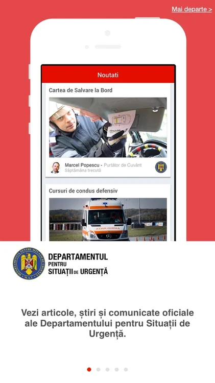 DSU” are patru componente: informare, alertare, raportare și învățare