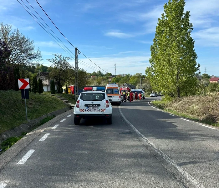 Accident grav în Maramureș Foto: ISU