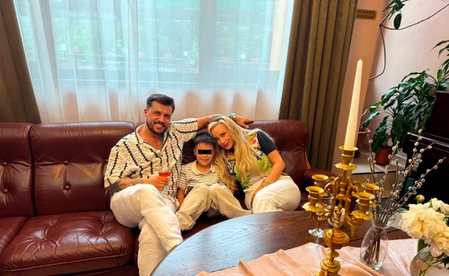 Matei, fiul lui Marian Buzilă, e topit după Simona Trașcă foto: arhiva personală