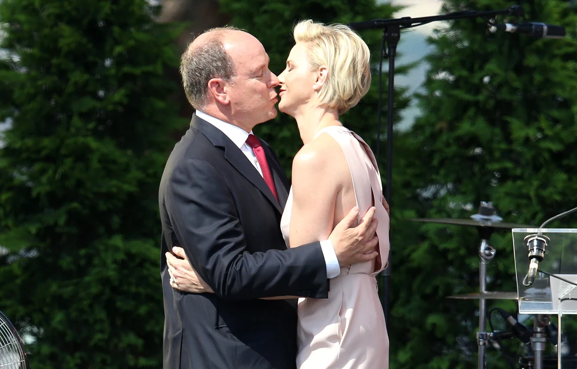 Albert și Charlene în 2015, acum zece ani