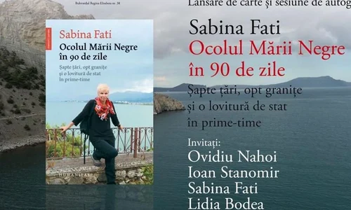 Dezbatere „Ocolul Mării Negre în 90 de zile  Şapte ţări, opt graniţe şi o lovitură de stat în prime time“ jpeg