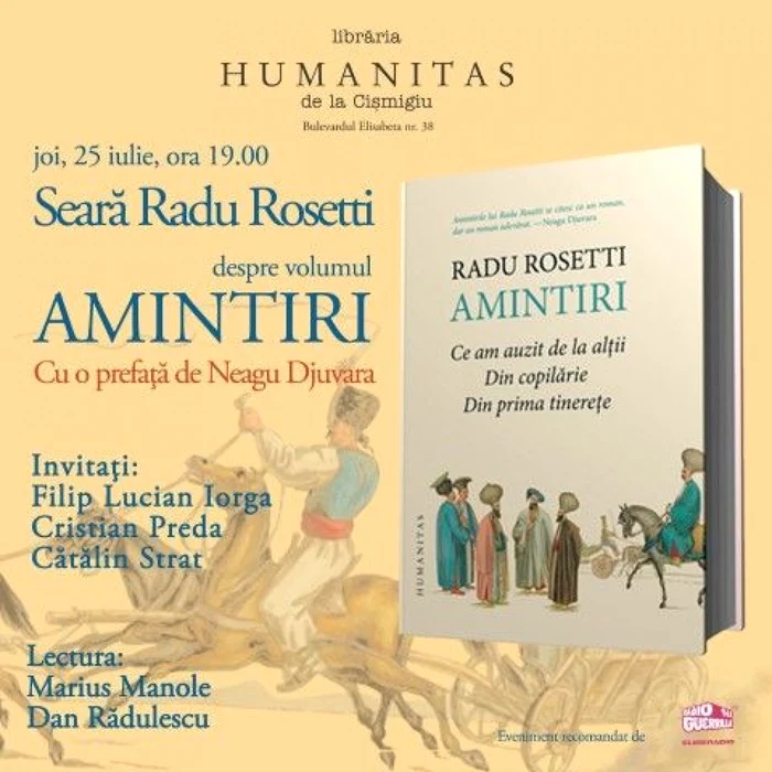 Radu Rosetti era coborâtor, pe linie paternă, din doi domni ai Moldovei, Antonie Ruset şi Manole Giani-Ruset, iar pe linie maternă, era nepotul domnitorului Grigore Alexandru Ghica