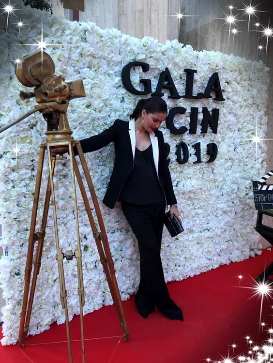 Alina Pușcaș, elegantă la Gala UCIN