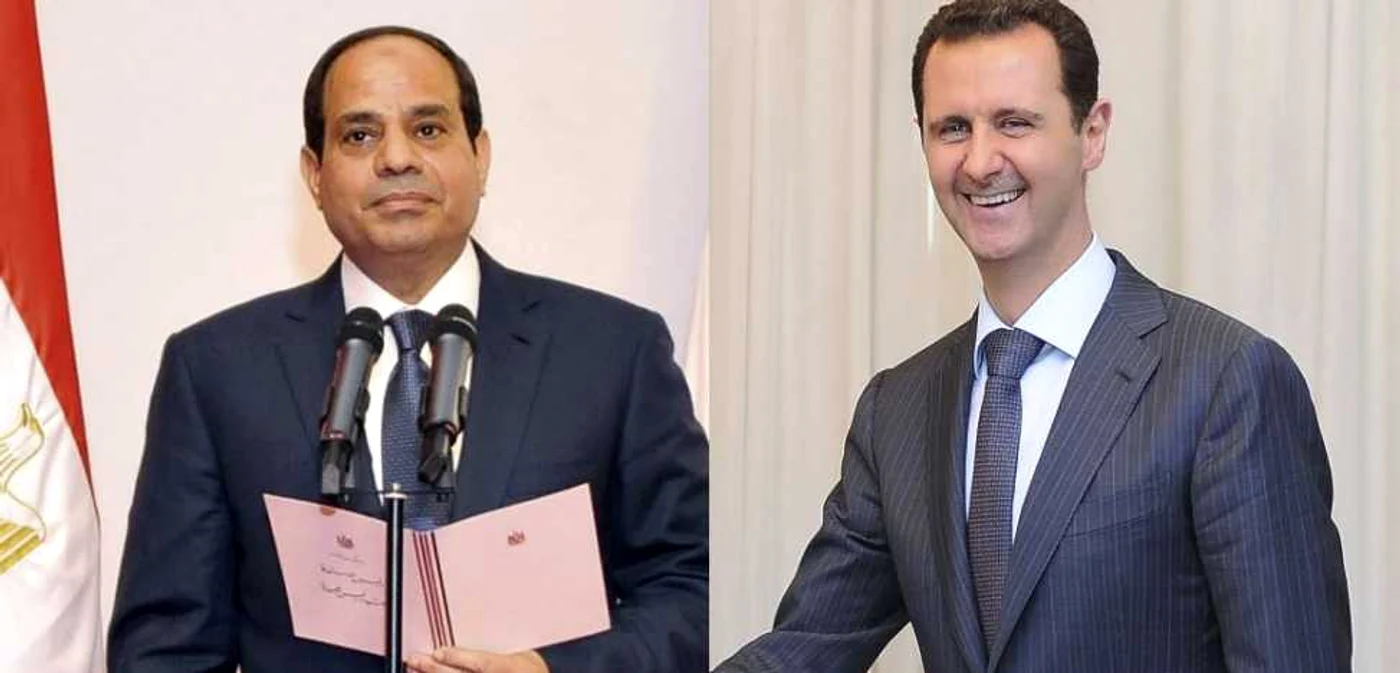 Preşedintele ales al Egiptului - mareşalul Abdel Fattah al-Sissi şi liderul reales al Siriei, Bashar al-Assad FOTO Colaj Reuters
