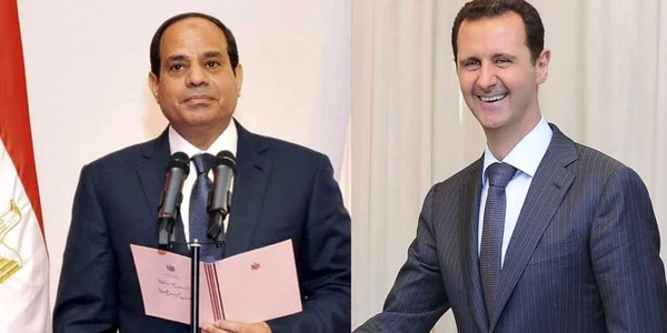  abdel fattah al-sissi bashar al-assad FOTO reuters