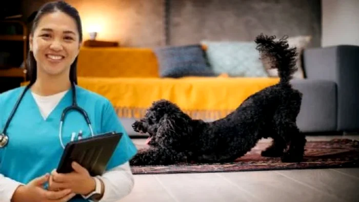 Ce înseamnă când un câine se întinde în fața stăpânului său.