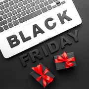 top view black friday assortment black background jpg