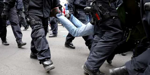Proteste în Germania faţă de măsurile de restricţie 25 aprilie 2020 FOTO EPA-EFE
