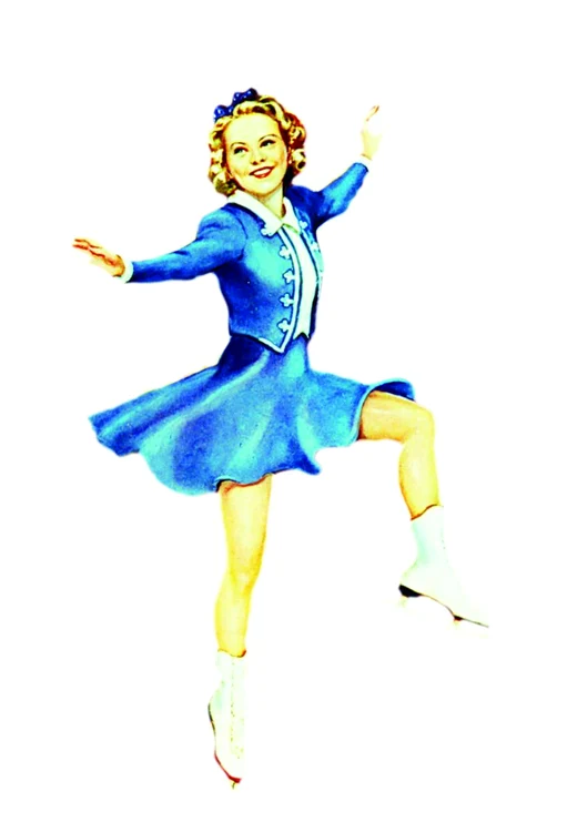 Patinaj Sonja Henie No 8 ColoringBook jpg jpeg