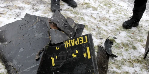 Fragment de dronă Shahed după un atac rusesc asupra Dnipro FOTO profimedia jpg