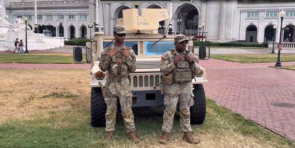 Garda Națională americană, înarmată pe străzile Washingtonului. Peste 2.200 de soldați au fost mobilizați la ordinul lui Donald Trump