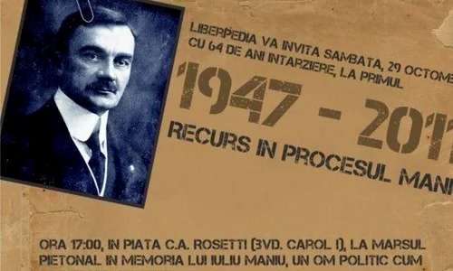 Recurs în Procesul Maniu   manifestație în memoria lui Iuliu Maniu jpeg