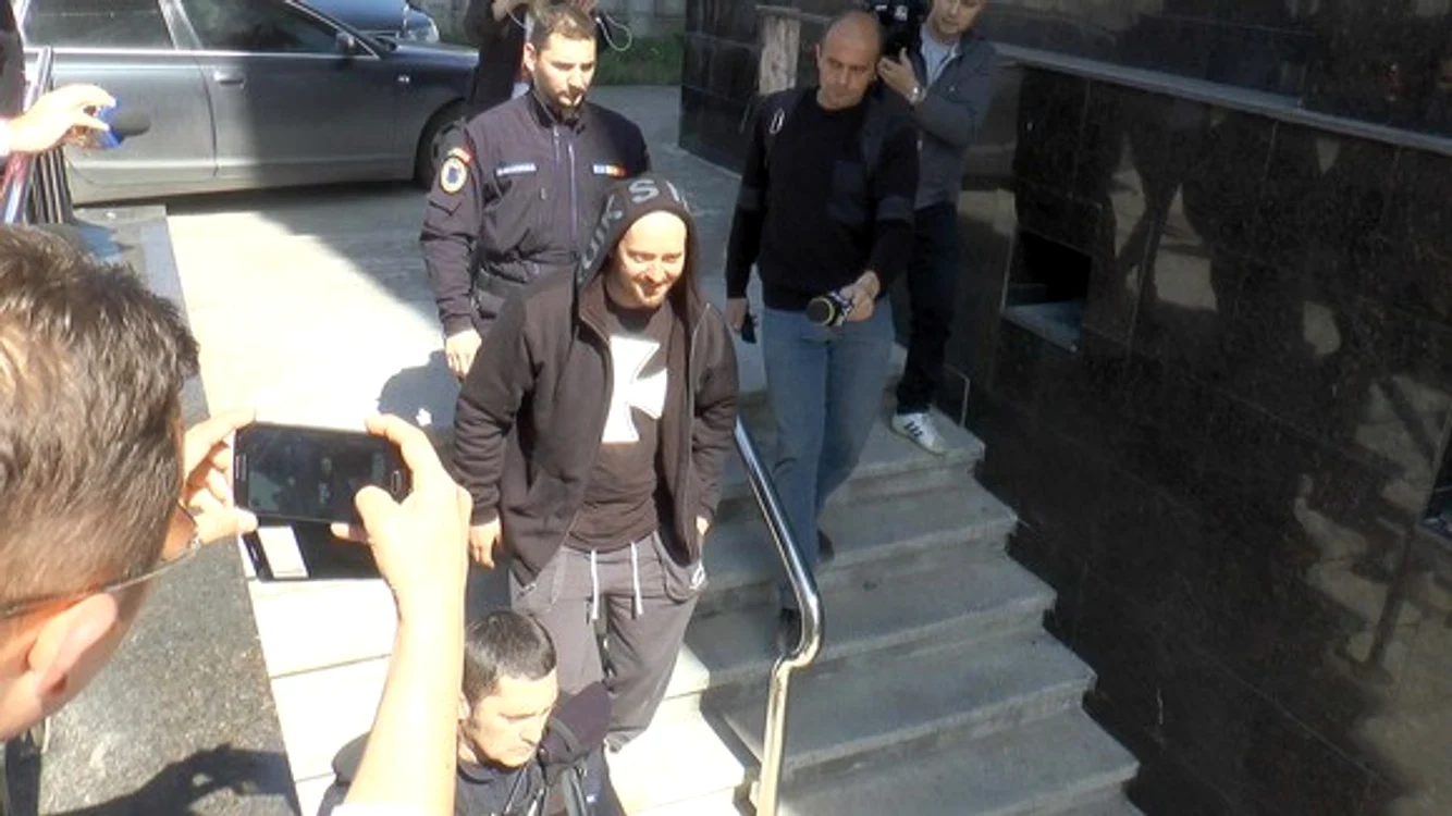 Cheloo a fost dus miercuri la sediul DIICOT PloieştiFoto: Click!