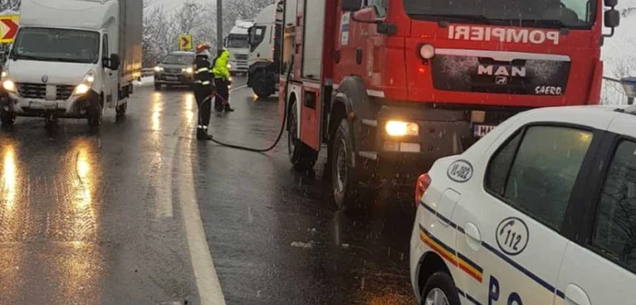 Imagine de la faţa locului, de pe Valea Oltului, Foto: Adevărul