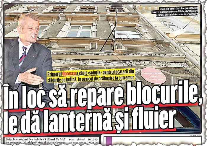 681 de clădiri cu bulină roşie, în Capitală