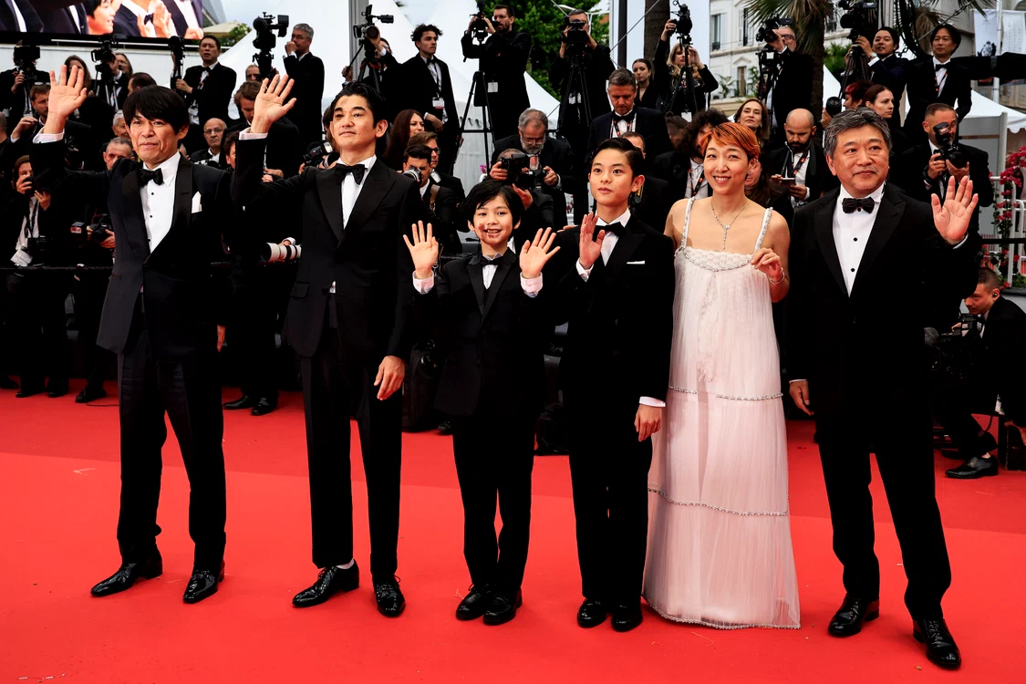 Echipa filmului "Monstru" la Festivalul de la Cannes FOTO AFP