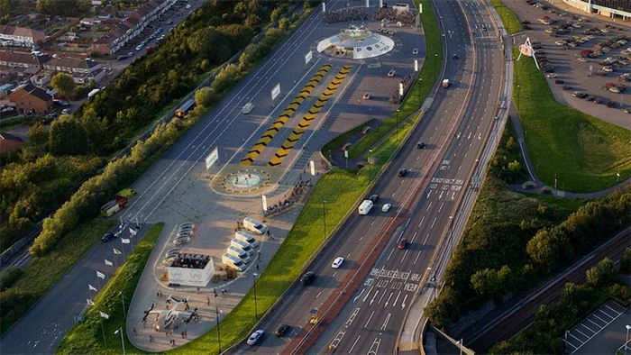 Marea Britanie va construi primul port aerian urban pentru maşini zburătoare şi drone FOTO designboom.com