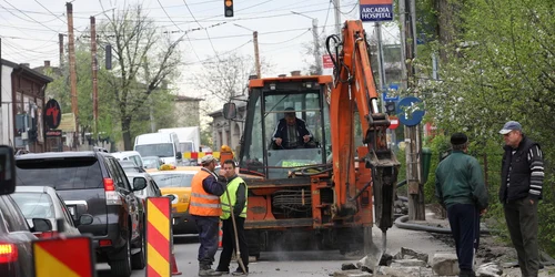 Şantier din Iaşi Foto: Arhivă