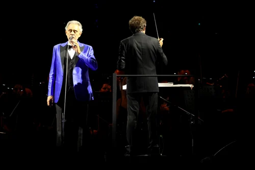 Andrea Bocelli la București la Unforgettable Fetival. FOTO: Facebook Iuliana Tudor