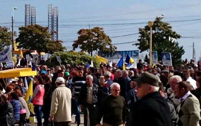 Constanţa. Miting electoral cu Klaus Iohannis - candidatul ACL la alegerile prezidenţiale 2014 Foto Mariana Iancu