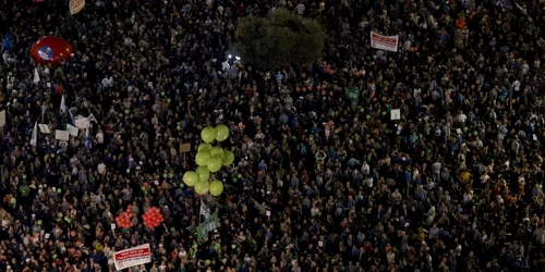 Israelienii protesteaza impotriva lui Netanyahu 7 martie 2015 FOTO AP