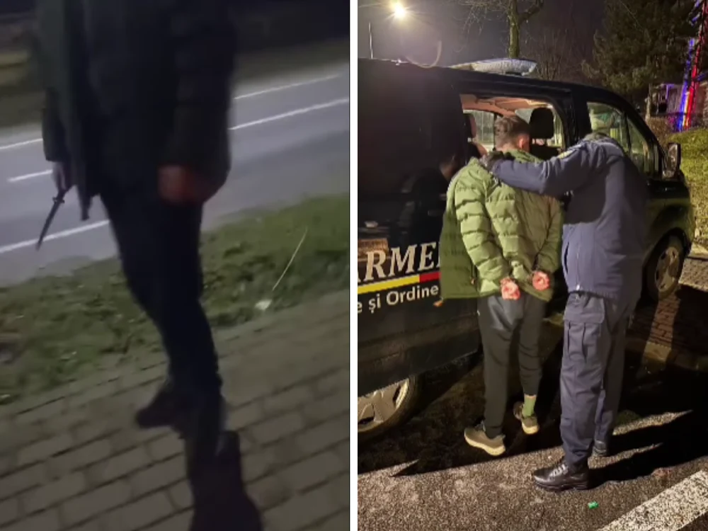 Incident șocant în Zalău: Un tânăr și-a amenințat colegii de internat cu un cuțit