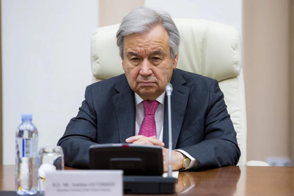 Antonio Guterres, secretarul general al ONU FOTO. Guvernul Republicii Moldova